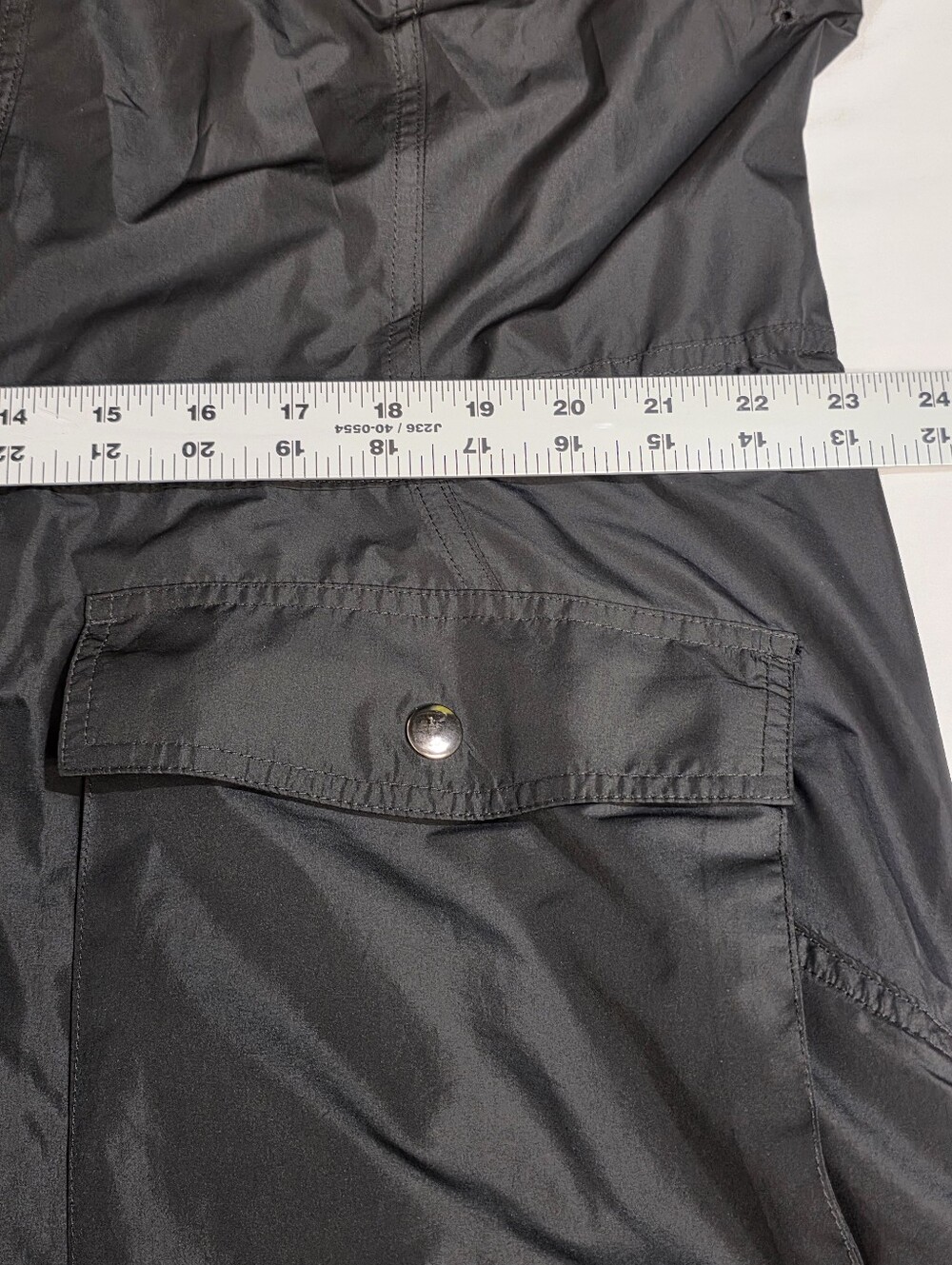 J. Jill PureJill Fit Black Water Repellent Lightweight Packable Jacket Size XL - Picture 5 of 13